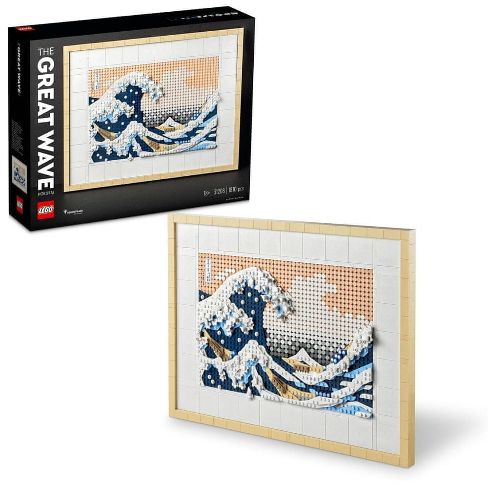 LEGO Art 31208 Hokusai - Veľká vlna - rozbalené